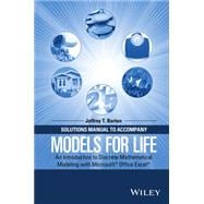 Solutions Manual to Accompany Models for Life 9781119040026