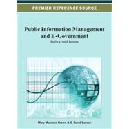 Public Information Management and E-Government 9781466630031