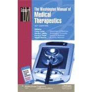 The Washington Manual® of Medical Therapeutics 9781608310036