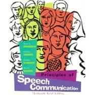 Principles of Speech Communication : Brief Edition 9780321010049