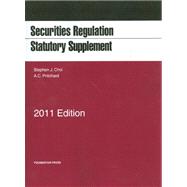 Securities Regulation Statutory Supplement 2011 9781609300050
