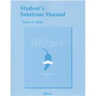 Student's Solutions Manual for College Algebra 9780321850102