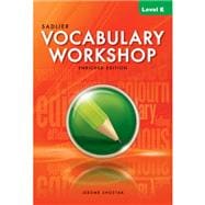 Vocabulary Workshop 2012 Edition Student Edition Level E, Grade 10 (66305) 9780821580103