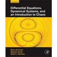 Differential Equations, Dynamical Systems, and an Introduction to Chaos 9780123820105
