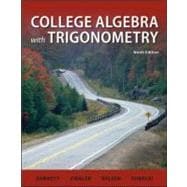 College Algebra With Trigonometry 9780077350109