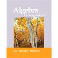 Algebra for College Students plus MyMathLab/MyStatLab -- Access Card Package 9780321760166