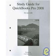 Quickbooks Pro 2008 Templates with Student Guide to accompany College Accounting 9780077320188