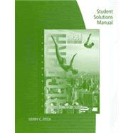 Student Solutions Manual for Larson’s Larson/Hostetler’s Intermediate Algebra, 5th 9780547140193