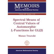Spectral Means of Central Values of Automorphic $l$-functions for Gl2 9781470410193