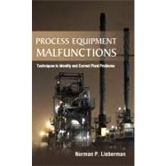 Process Equipment Malfunctions: Techniques to Identify and Correct Plant Problems 9780071770200