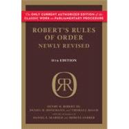 Robert's Rules of Order Newly Revised, 11th Edition 9780306820205