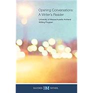 Opening Conversations: A Writer's Reader 9780738080215