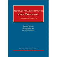 Materials for a Basic Course in Civil Procedure, Concise 9781684670215