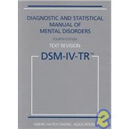 Diagnostic and Statistical Manual Mental Disorders 9780890420249