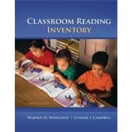 Classroom Reading Inventory 9780078110252