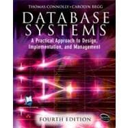 Database Systems : A Practical Approach to Design, Implementation and Management 9780321210258