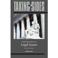 Taking Sides: Clashing Views on Legal Issues 9780078050282