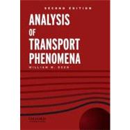 Analysis of Transport Phenomena 9780199740284