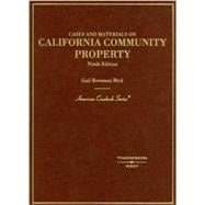 Cases and Materials on California Community Property 9780314180285