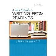 A Brief Guide to Writing from Readings 9780133800333