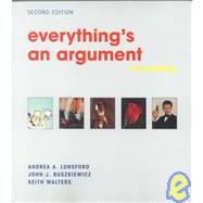 Everythings an Argument With Readings: With Readings