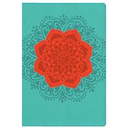 HCSB Essential Teen Study Bible, Personal Size, Coral Flower 9781433620348
