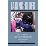Taking Sides: Clashing Views on Educational Issues 9780078050350