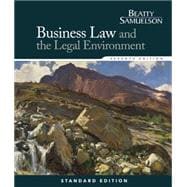 Business Law and the Legal Environment, Standard Edition 9781285860381
