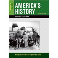 America's History, Value Edition, Volume 1 9781319040383