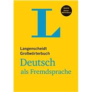Langenscheidt Grosswoerterbuch Deutsch Als Fremdsprache 9783468490392