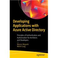 Developing Applications With Azure Active Directory 9781484250396