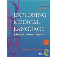 Exploring Medical Language: A Student-Directed Approach (Book with CD-ROM for Windows and Macintosh with Flashcards)