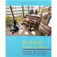Active Reading Skills Reading and Critical Thinking in CollegePlus NEW MyReadingLab with eText -- Access Card Package 9780321850409
