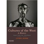 Cultures of the West A History, Volume 2: Since 1350 9780190070434