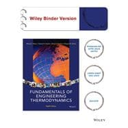 Fundamentals of Engineering Thermodynamics 9781118820445