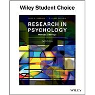 Research In Psychology Methods and Design 8E 9781119330448