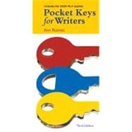 Pocket Keys for Writers, 2009 MLA Update Edition 9780495800453