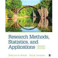 Research Methods, Statistics, and Applications 9781506350455
