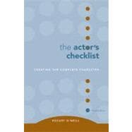 The Actor’s Checklist 9780495050476