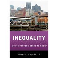 Inequality What Everyone Needs to Know® 9780190250478