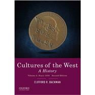 Cultures of the West A History, Volume 2: Since 1350 9780190240479