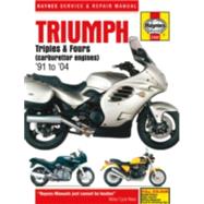 Haynes Triumph Triples & Fours Carburettor Engines '91 to '04 Repair Manual 9781785210495