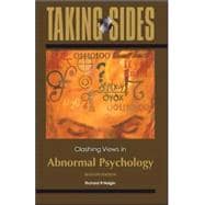 Taking Sides: Clashing Views in Abnormal Psychology 9780078050503