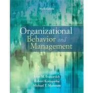 Organizational Behavior and Management 9780073530505
