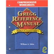 Gregg Reference Manual, Comprehensive Worksheets 9780028040509