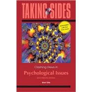 Taking Sides: Clashing Views on Psychological Issues, Expanded 9780078050510
