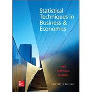 Statistical Techniques in Business and Economics, 16/e 9780078020520