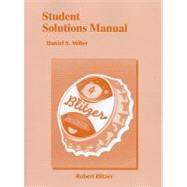 Student Solutions Manual for Introductory & Intermediate Algebra for College Students 9780321760524