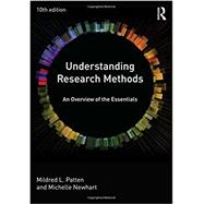 Understanding Research Methods: An Overview of the Essentials 9780415790529