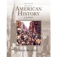 American History: A Survey, Volume 2 MP w/PowerWeb 9780072490534
